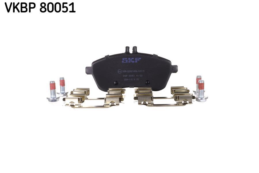 Jogo de 4 pastilhas de travão SKF ref. VKBP 80051